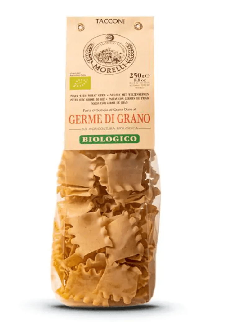 Morelli Organic Wheat Semolina Tacconi Pasta 250g | معكرونة تاكوني من سميد القمح العضوي - 2kShopping