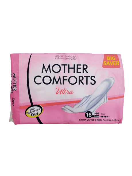 Mother Comforts Pads 320mm Pack of 16 | فوط نسائية - 2kShopping