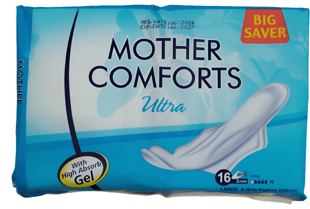 Mother Comforts Pads 320mm Pack of 16 | فوط نسائية - 2kShopping