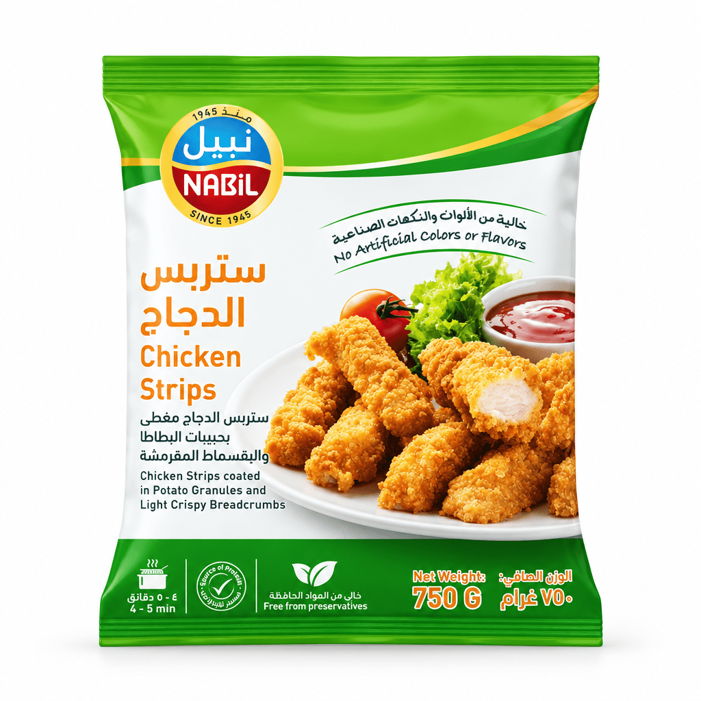 Nabil Chicken Strips 750g | نبيل ستريبس دجاج - 2kShopping