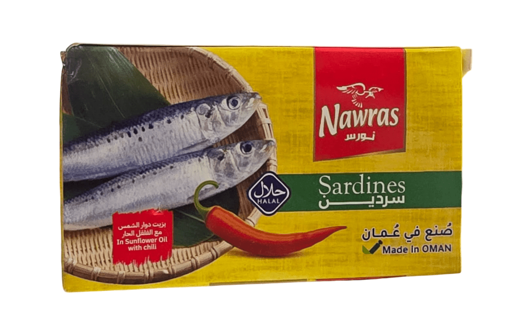 Nawras Sardines In Sunflower Oil With Chilli 125G - 2kShopping