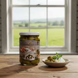 Oriental Holyland Grileed Olives Stuffed Labnah 500g | هولي لاند زيتون مشوي محشي لبنة جرشية - 2kShopping