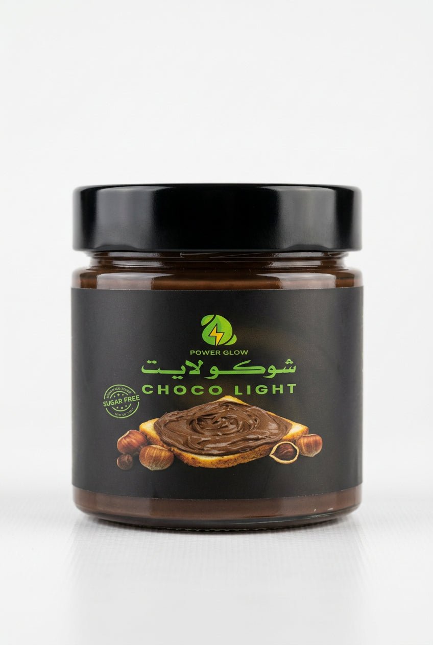 Power Glow Choco Light Sugar Free Spread | باور جلو شوكولايت - 2kShopping