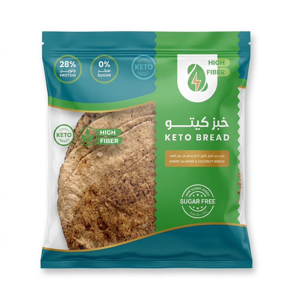 Power Glow Keto Bread Sweet Almond & Coconut | باور جلو خبز كيتو - 2kShopping