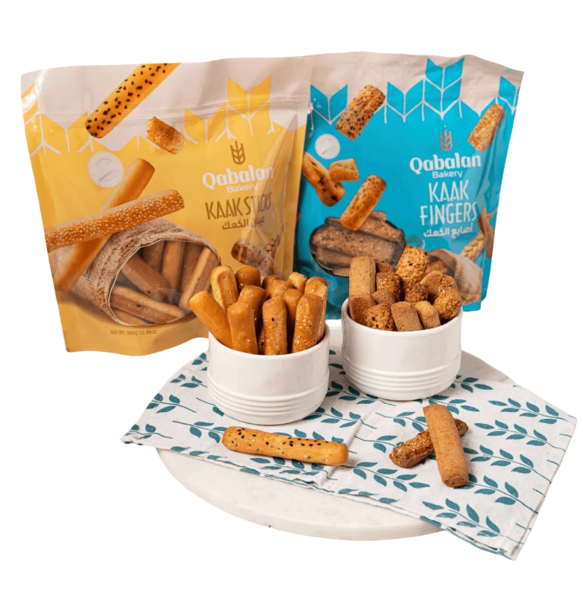 Qabalan Assorted Bread Sticks Bag 350g | قبلان عيدان كعك مشكل - 2kShopping