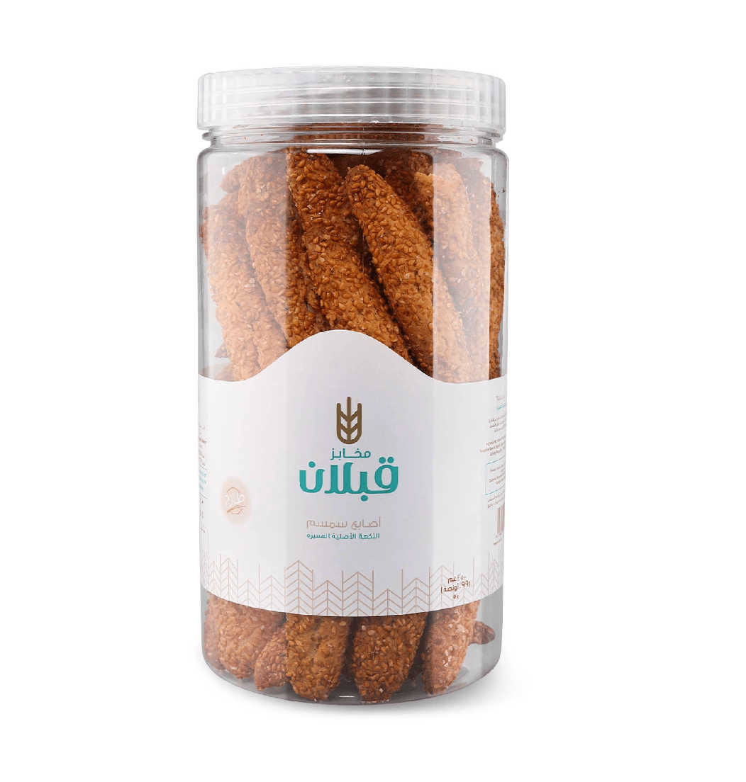 Qabalan - Bread Fingers Sesame 450G |كعك أصابع سمسم 450غم - 2kShopping
