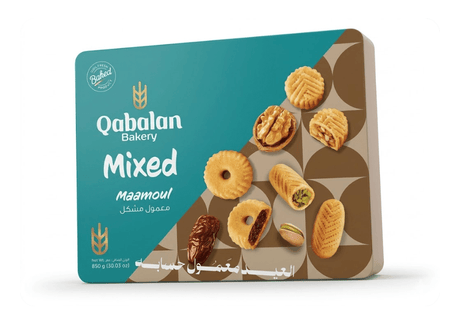Qabalan Premium Maamoul Mix 850g | قبلان معمول منقش مشكل - 2kShopping