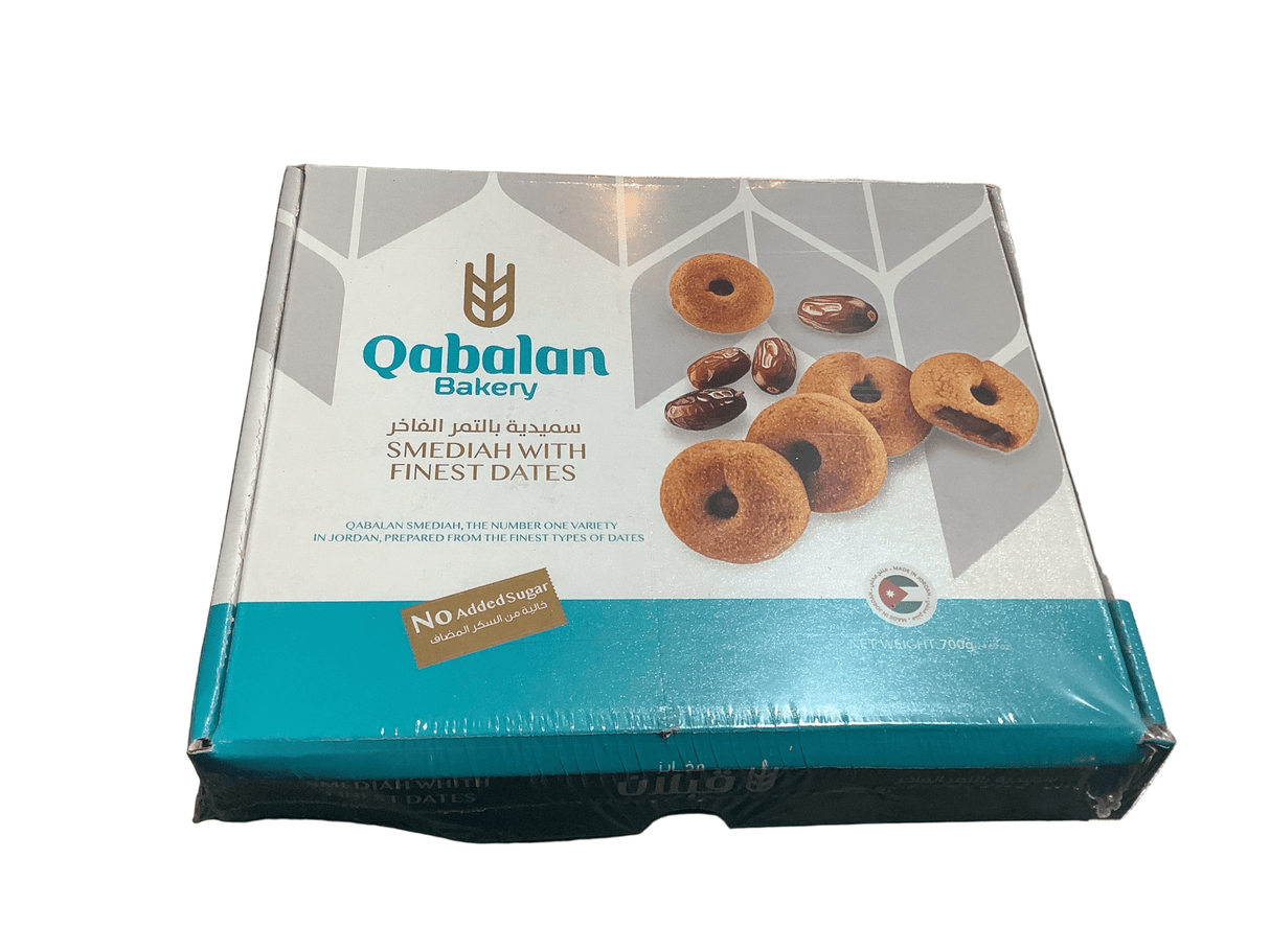 Qabalan Smediah With Dates Family Pack 700g|سميدية – معمول السميد بالتمر 700 غرام - 2kShopping