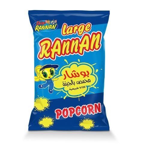 Rannan Chips Popcorn Box 100 x 15g | شيبس رنان بوشار - 2kShopping