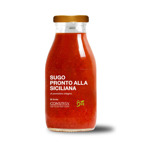 Organic Cherry Tomato Sauce Siciliana 250g | صلصة الطماطم الكرزية العضوية من صقلية - 2kShopping