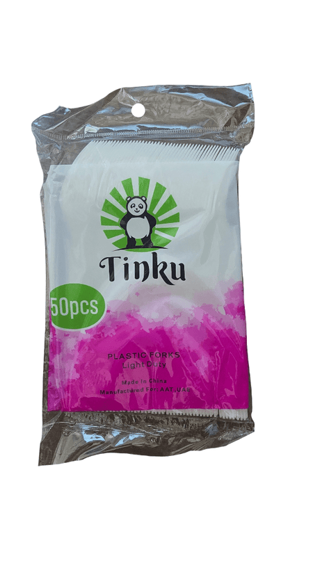 Tinku Plactic Forks 50pcs | شوك بلاستيكية - 2kShopping