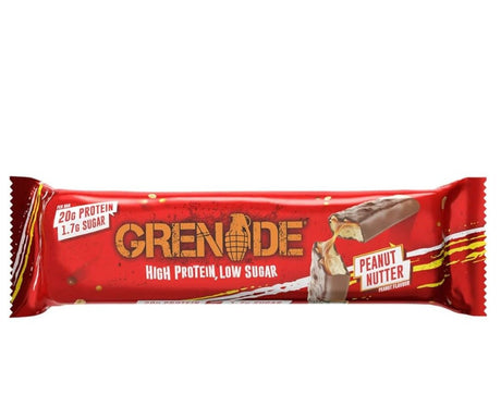 Grenade Protein Bar Peanut Butter 60g | ألواح بروتين جرينيد بزبدة الفول السوداني - 2kShopping
