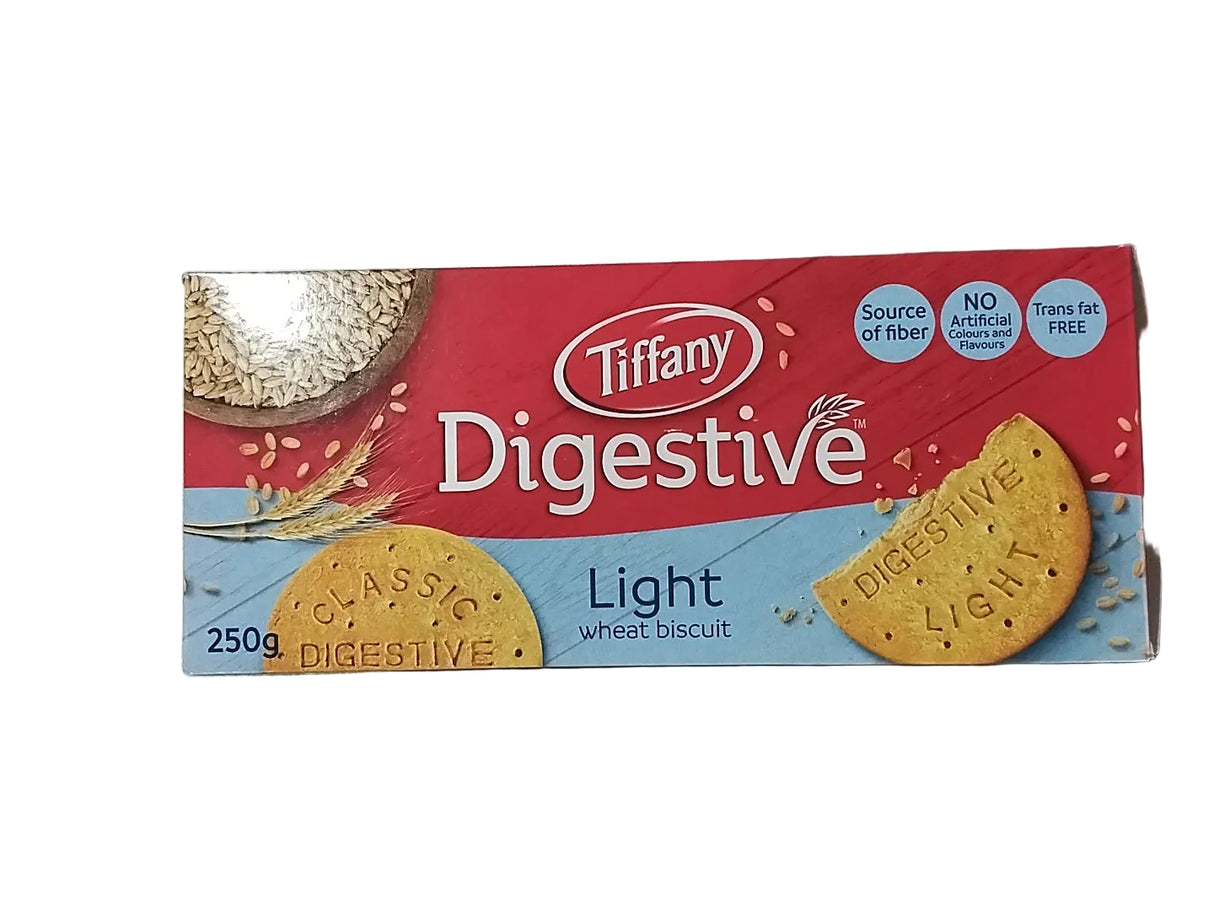 Tiffany Digestive Light Wheat Biscuit 250G