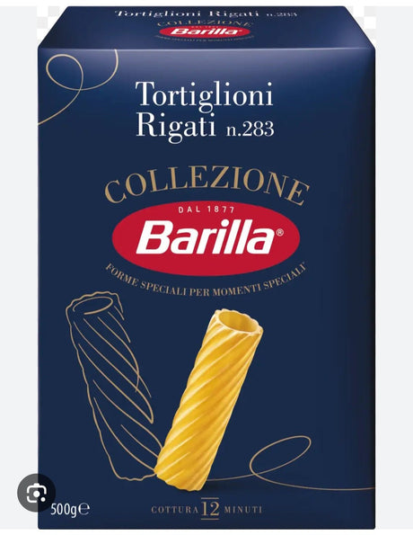 Barilla Tortiglioni Pasta 500g | باريلا معكرونة رولات اسطوانية - 2kShopping