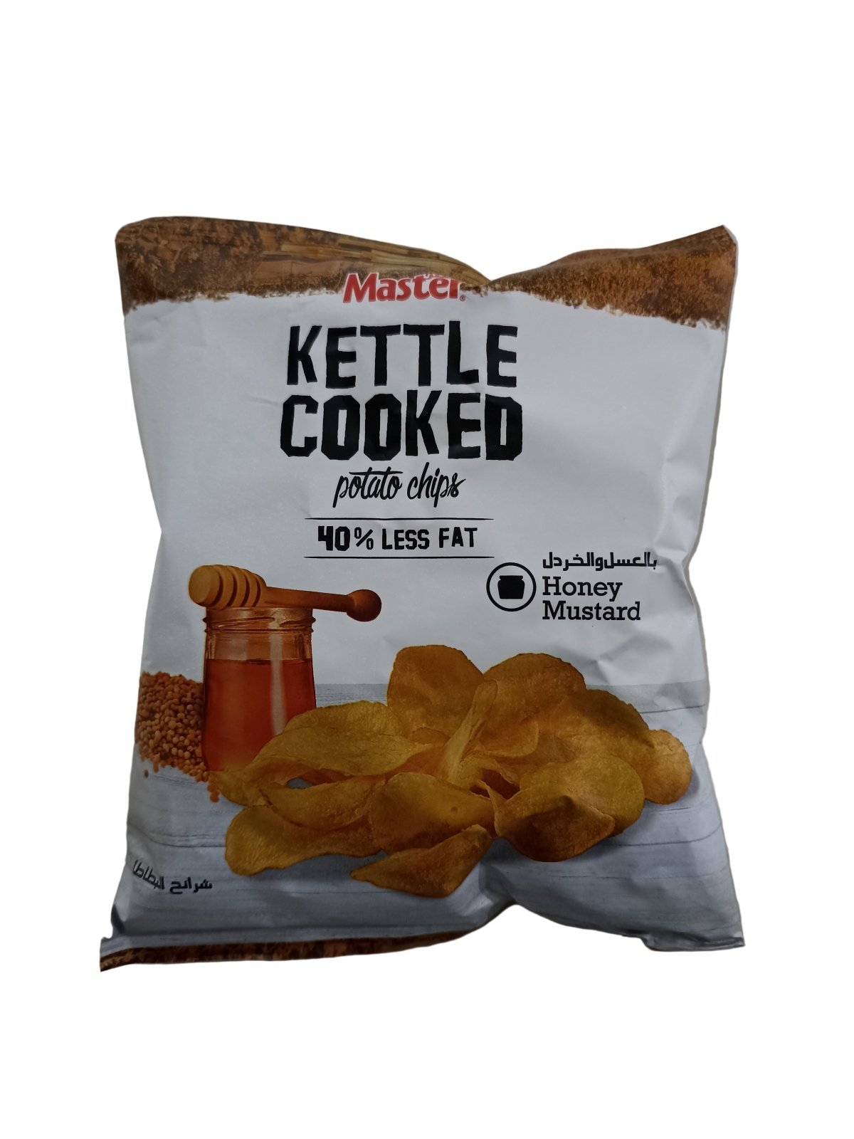 Master Kettle Cooked Chips Honey Mustard 45g | رقائق ماستر كيتل بنكهة العسل والخردل - 2kShopping
