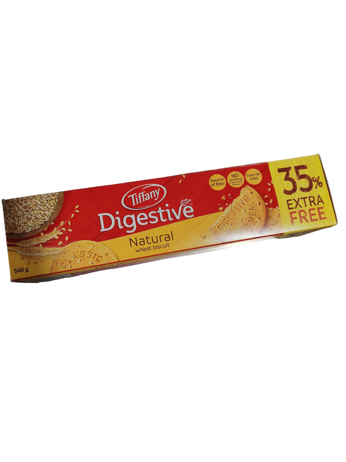 Tiffany Digestive Natural Wheat Biscuit 540G