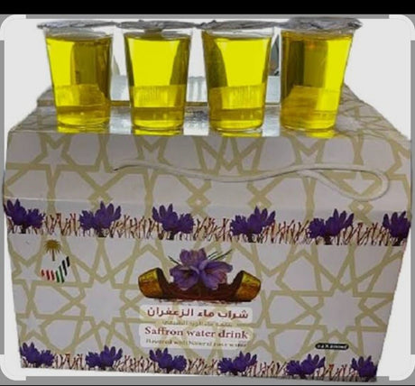 MMZ Saffron Water Drink 200ml x 12pcs | شراب ماء الزعفران (Exp:15/6/2026) - 2kShopping