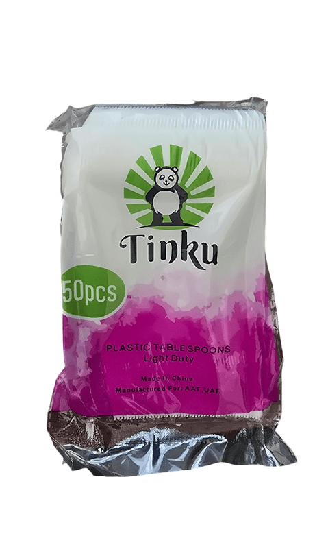 Tinku Plactic Spoons 50pcs | ملاعق بلاستيكية - 2kShopping