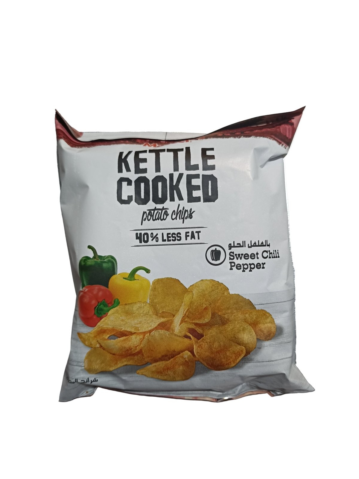 Master Kettle Cooked Chips Sweet Chilli Pepper 45g|مستر كيتل شرائح البطاطا بنكهة الفلفل الحلو - 2kShopping
