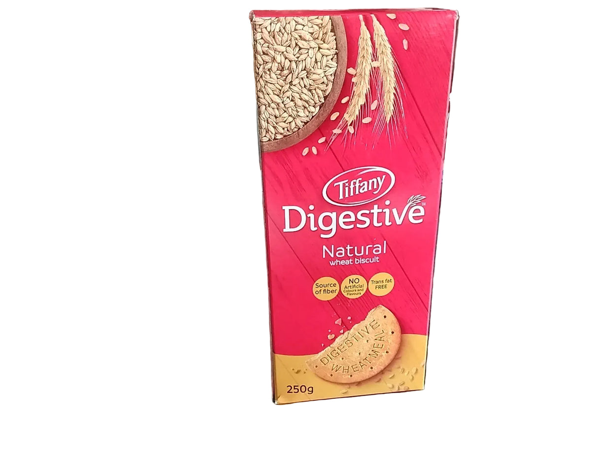 Tiffany Digestive Natural Wheat Biscuit 250G