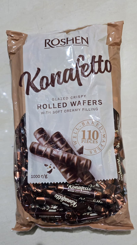 Roshen Konafetto Nero Bag 1Kg | روشن اصابع ويفر بالشوكولاتة - 2kShopping