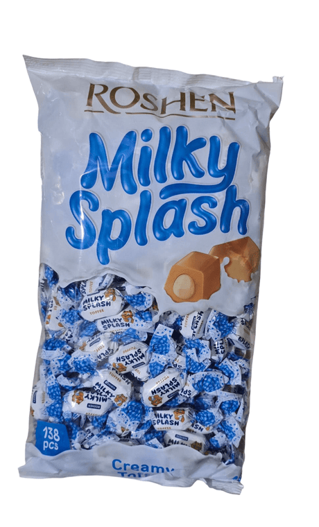 Roshen Milky Splash Toffee Bag 1Kg | روشن توفي سبلاش بالحليب - 2kShopping