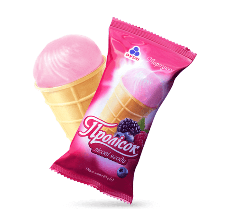 Rud Waffle Cup Berries Ice Cream 60g | آيسكريم بنكهة التوت بكوب الوافل - 2kShopping