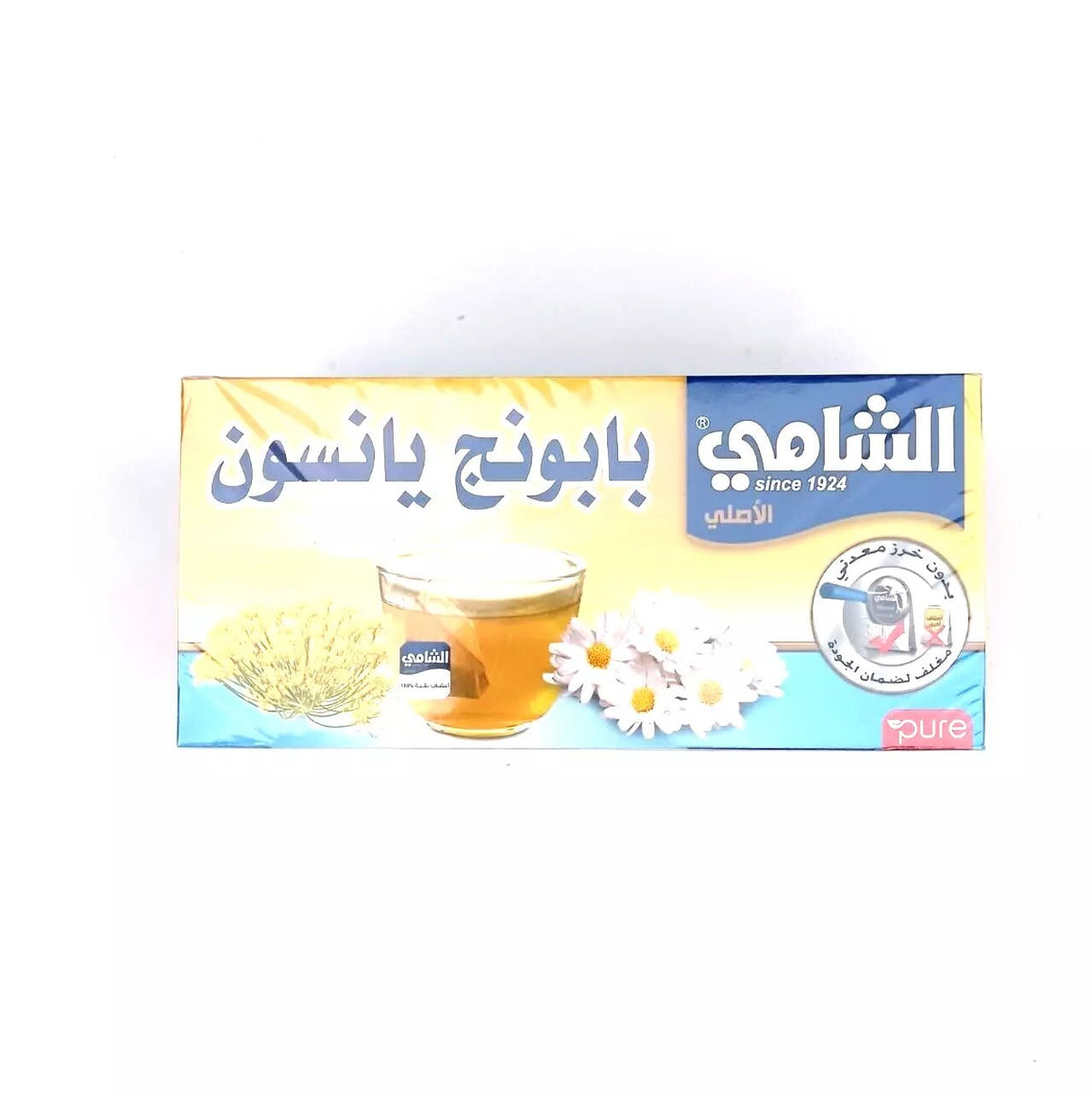 AL Shami Chamomile Flower Aniseed CTN 24 Pack | الشامي أزهار البابونج واليانسون - 2kShopping