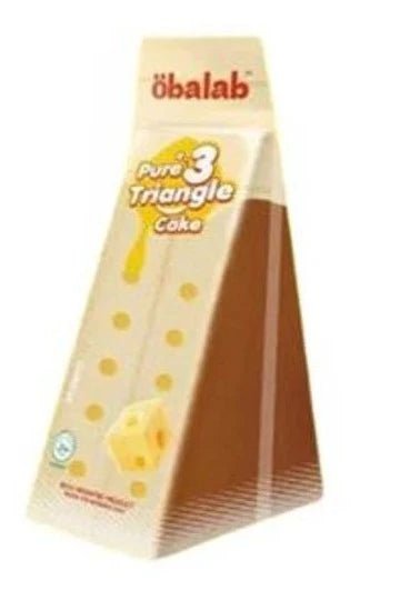 Obalab Triangle Cake Cheese Flavor Box of 20Pcs*100g | كيك مثلث اوبالاب بالجبنة - 2kShopping