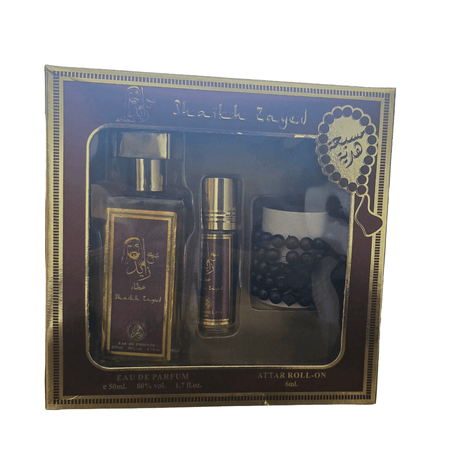 Shaikh Zayed Perfume Gift Set (Attar Roll on 6ml+Eau De Parfum 50ml) - 2kShopping