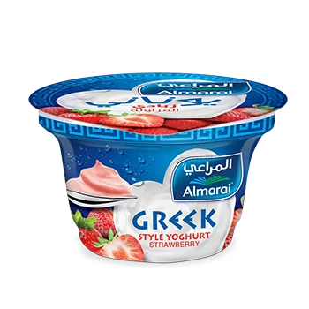 Almarai Greek Style Yoghurt Strawberry Flavor 150g |المراعي لبن يوناني بنكهة الفراولة