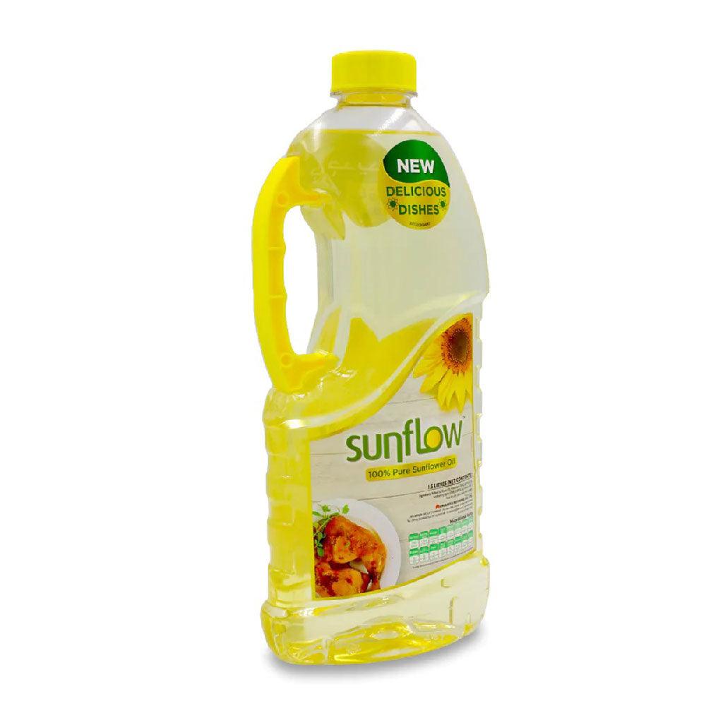 Sunflow Pure Sunflower Oil 1.5L | سنفلو زيت عباد الشمس - 2kShopping