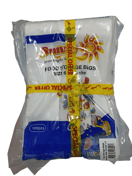 Sunny Food Storage Bags 3 x 6x9 inch - 2kShopping