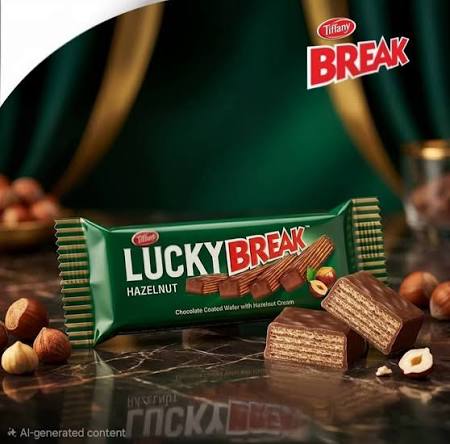 Tiffany Lucky Break Chocolate Coated Wafer With Hazelnut Cream Pack 12Pcs x 40g - 2kShopping