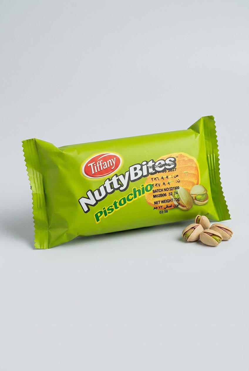 Tiffany Nutty Bites Pistachio 72g | تيفاني نتي بايتس بالفستق - 2kShopping