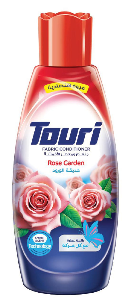 Touri Fabric Softener 1500ml Rose Garden | توﯨي منعم ومعطر الاقمشة حديقة الورود - 2kShopping