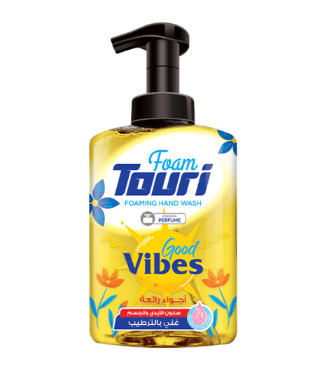 Touri Foaming Hand Wash Good Vibes 400ml | توري صابون اليدين اجواء رائعة - 2kShopping