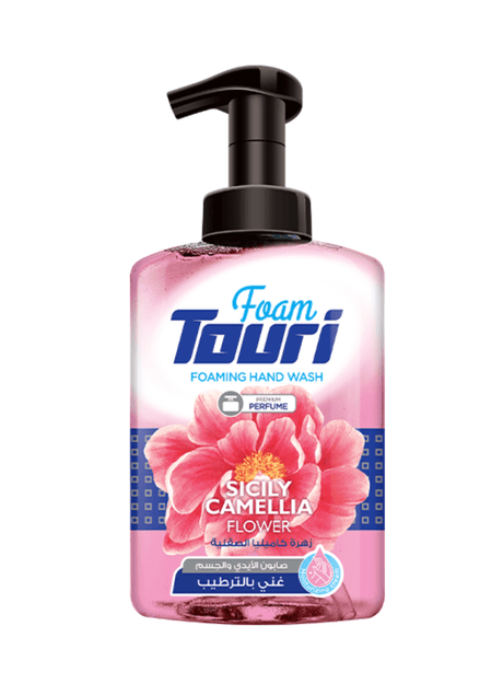 Touri Foaming Hand Wash Silciy Camellia 400ml | توري صابون اليدين زهرة كاميليا الصقلية - 2kShopping