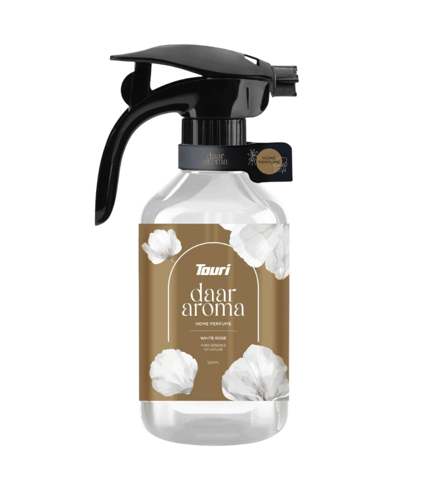 Touri Home Perfume Daar Aroma White Rose 500ml | توري معطر المنزل - 2kShopping
