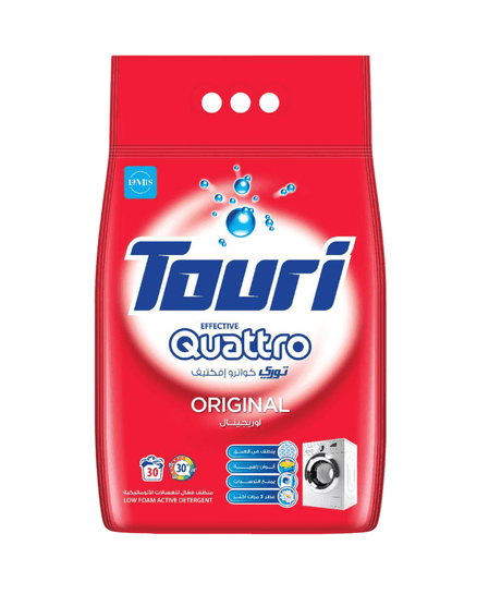 Touri Laundry Detergent Powder 2500g | توري مسحوق غسيل الملابس - 2kShopping