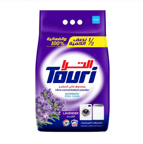 Touri Quattro Automatic Colored Clothes Washing Powder -Lavender 2000gms - 2kShopping