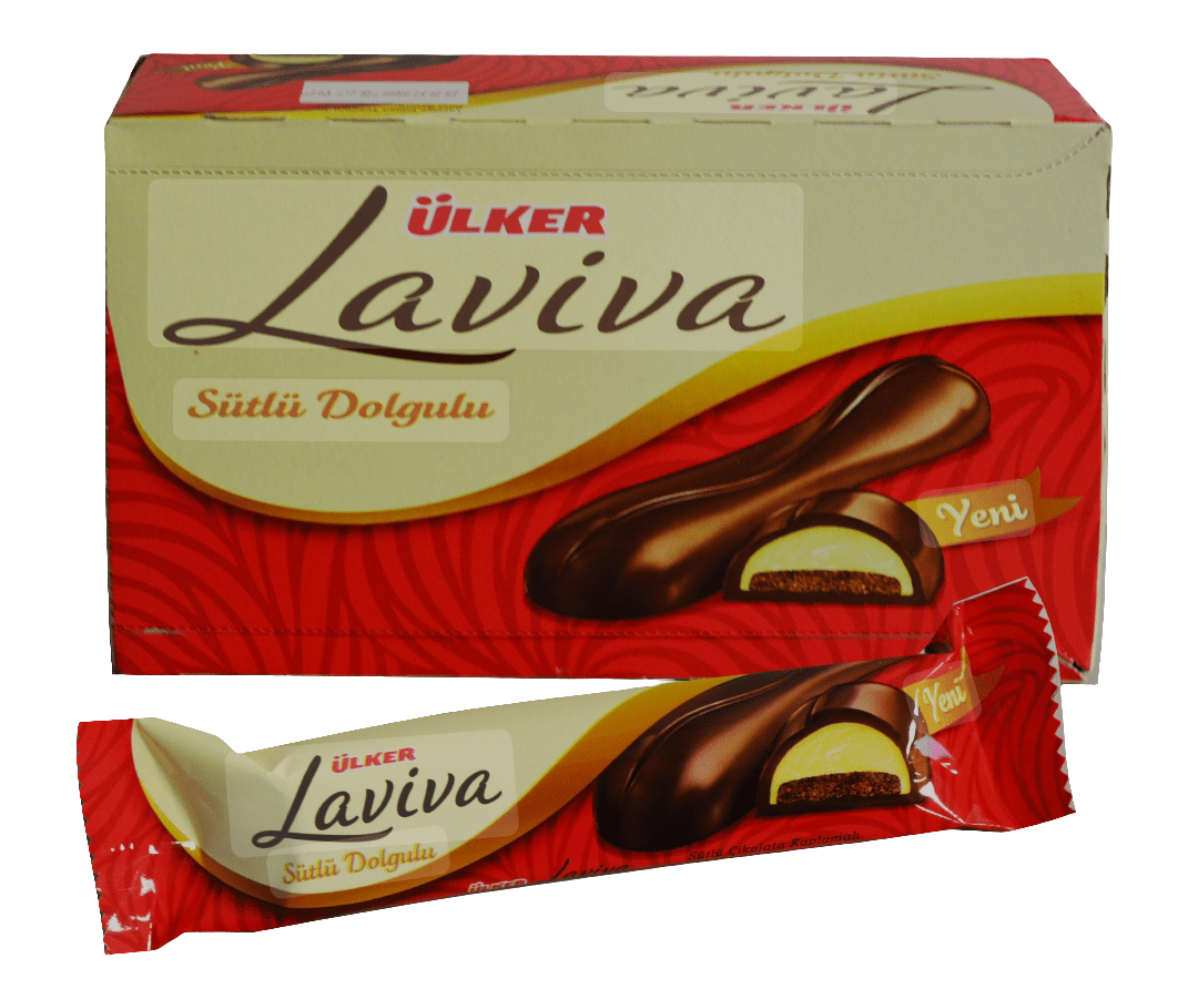 Ulker Laviva White Chocolate 24 x 35g | شوكولاتة لافيفا اولكر بيضاء - 2kShopping