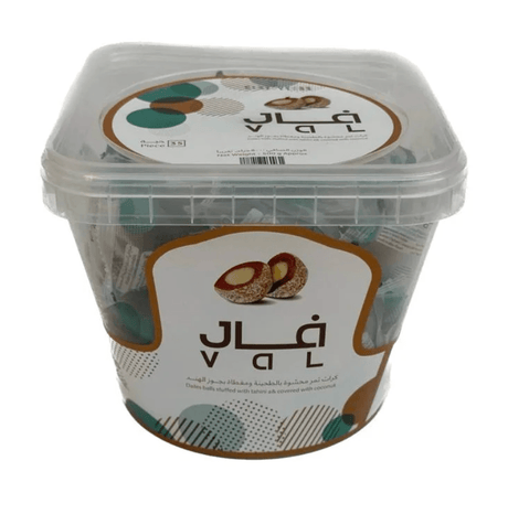 Val Dates Balls Stuffed with Tahini & Covered with Coconut Box 4x500g - 2kShopping