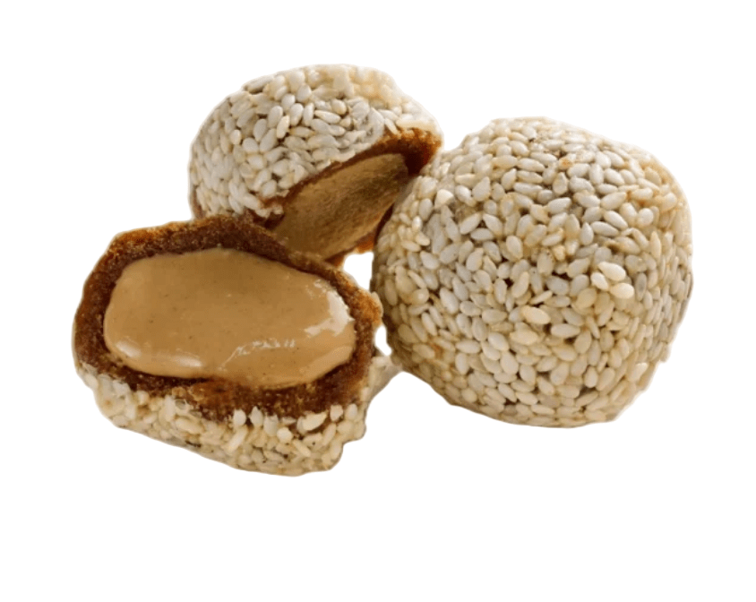 Val Dates Balls Stuffed with Tahini & Covered with Sesame 10g|فال مرات تمر محشوة طحينة - 2kShopping