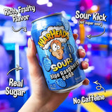 Warheads Sour Blue Raspberry Soda 355ml | وور هيدز مشروب بنكهة التوت الأزرق الحامض - 2kShopping