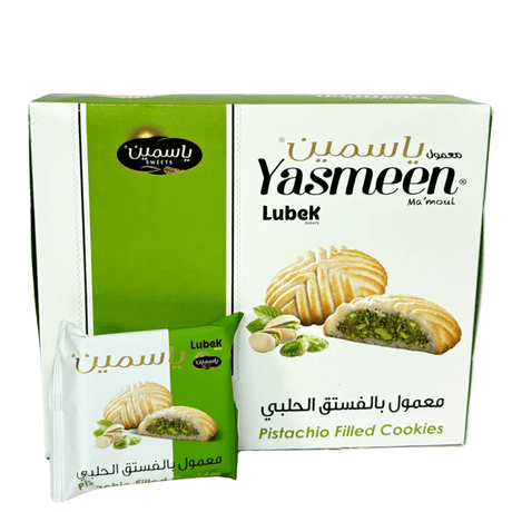 Yasmeen Pistachio Maamoul 12 x 25g | ياسمين معمول بالفستق الحلبي - 2kShopping
