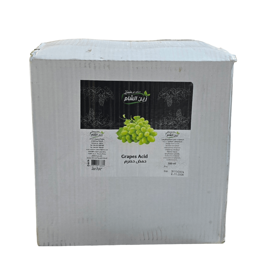 Zain Al Sham Grape Acid 12*500ml Box| زين الشام حمض الحصرم - 2kShopping