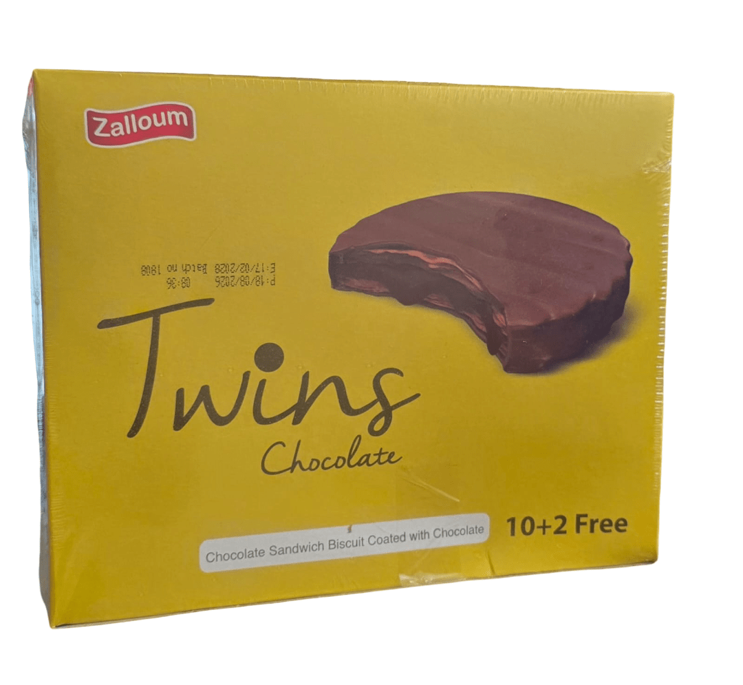 Zalloum Twins Chocolate Pack of 12 x 22g - 2kShopping