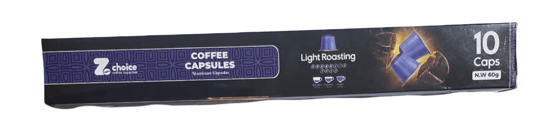 ZChoice Coffee Capsules Light Roast 60g (Exp: 30/12/2026) | كبسولات قهوة فاتحة - 2kShopping