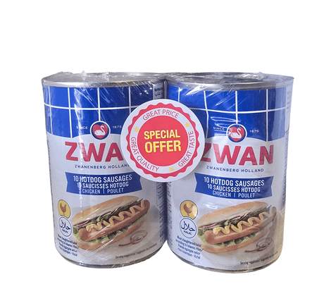Zwan Cocktail Chicken Sausages 200g*2 | نقانق كوكتيل الدجاج - 2kShopping